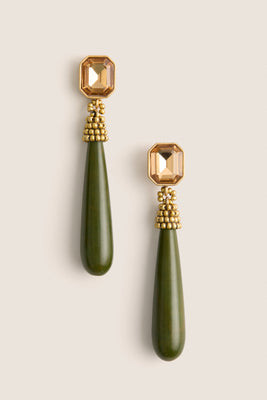 Amber and Sage Drop Earrings | Tuckernuck (US)