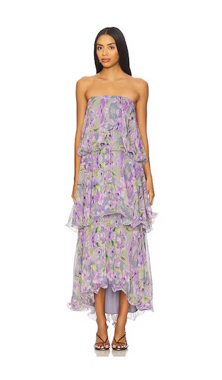 Milena Maxi Dress in Fog Lilac | Revolve Clothing (Global)