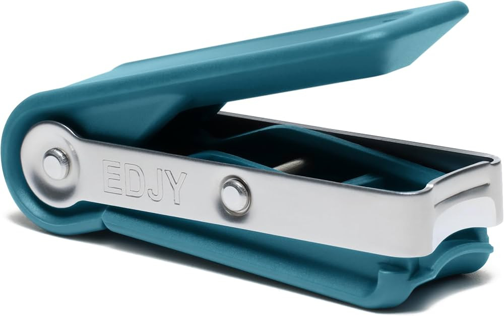 EDJY Fingernail Cutter - Precision Stainless Steel Nail Cutter for Fingernails | Sharp Blade, Erg... | Amazon (US)