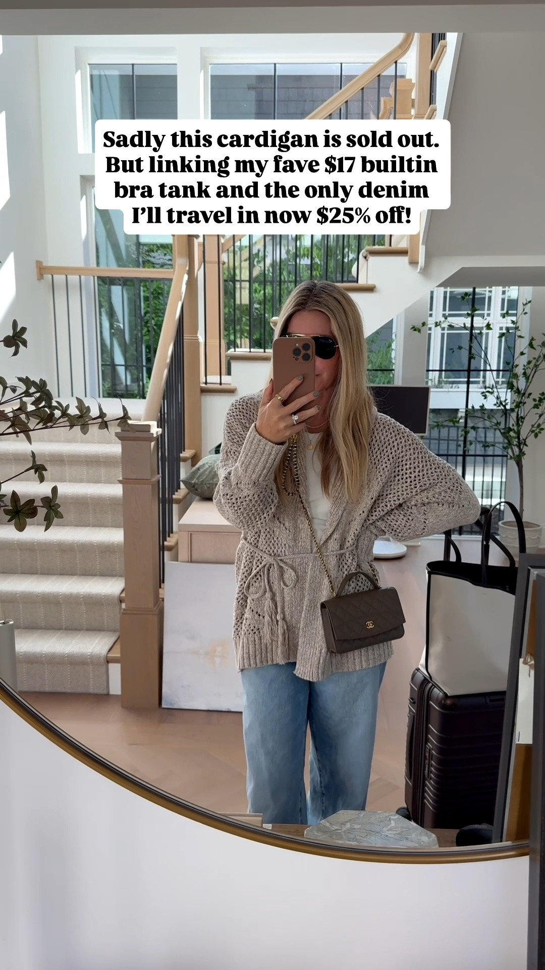 Fall travel vibes!! Linking my fave Amazon builtin bra tank and denim! 🤎👖

#LTKSaleAlert #LTKOver40 #LTKootd