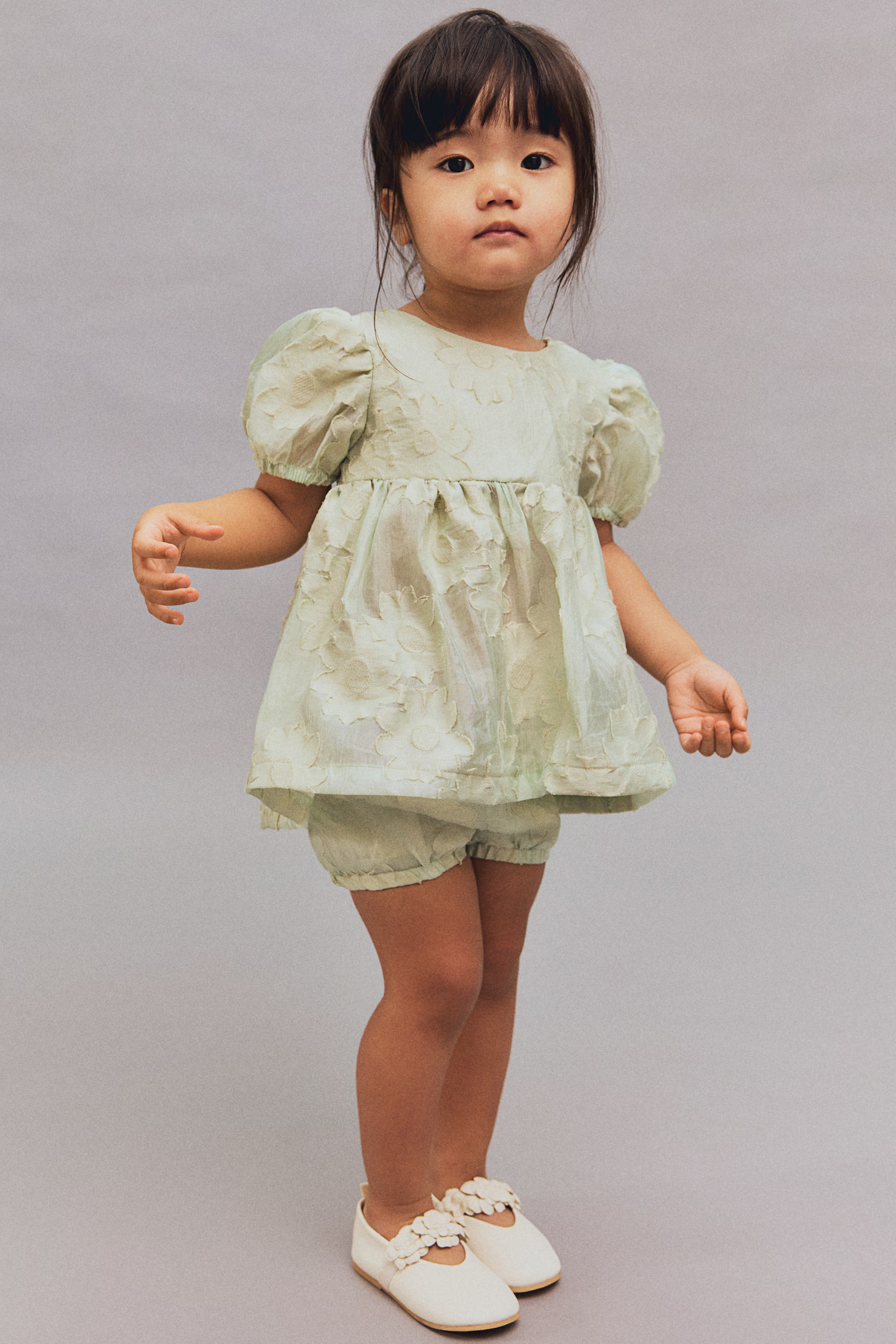 2-Piece Patterned Set - Light green - Kids | H&M US | H&M (US + CA)