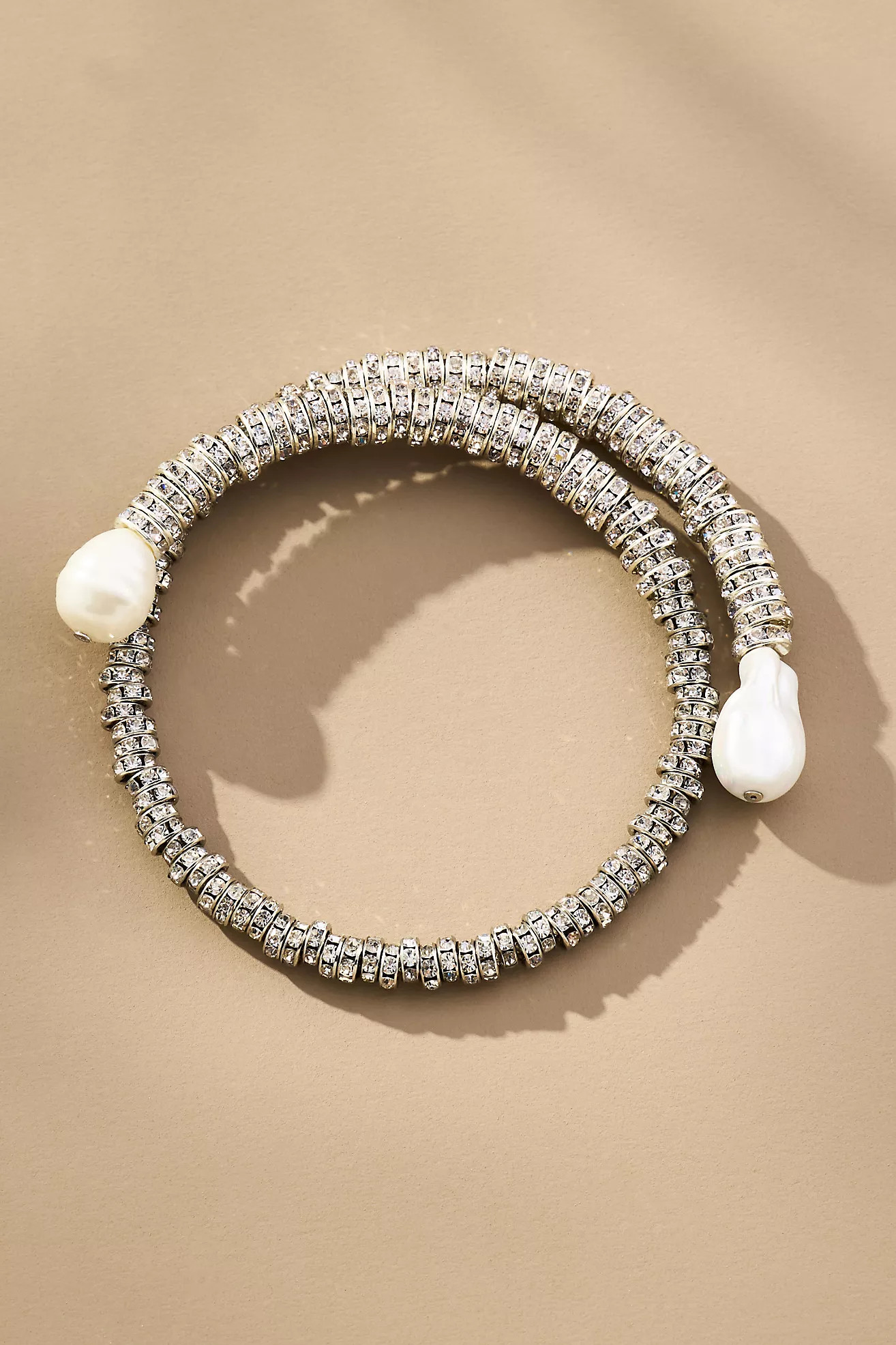 Crystal and Pearl Choker Necklace | Anthropologie (US)
