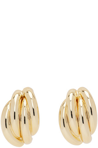 Gold Knot Earrings | SSENSE