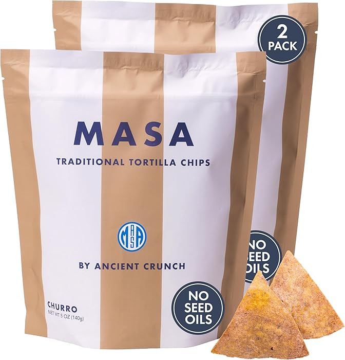 MASA Tortilla Chips Snack Pack - Seed Oil Free Snacks, Organic Chips Tortilla - Gluten & Dairy Fr... | Amazon (US)