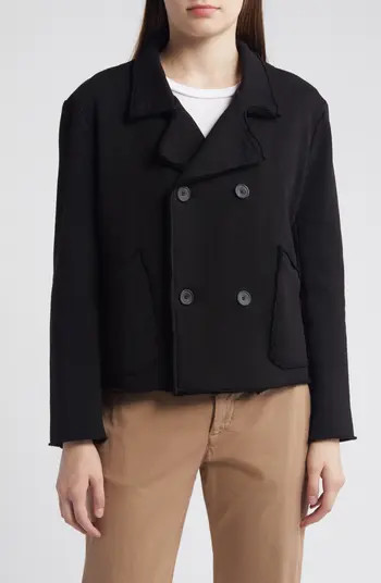 Mini Belfast Crop Knit Peacoat | Nordstrom