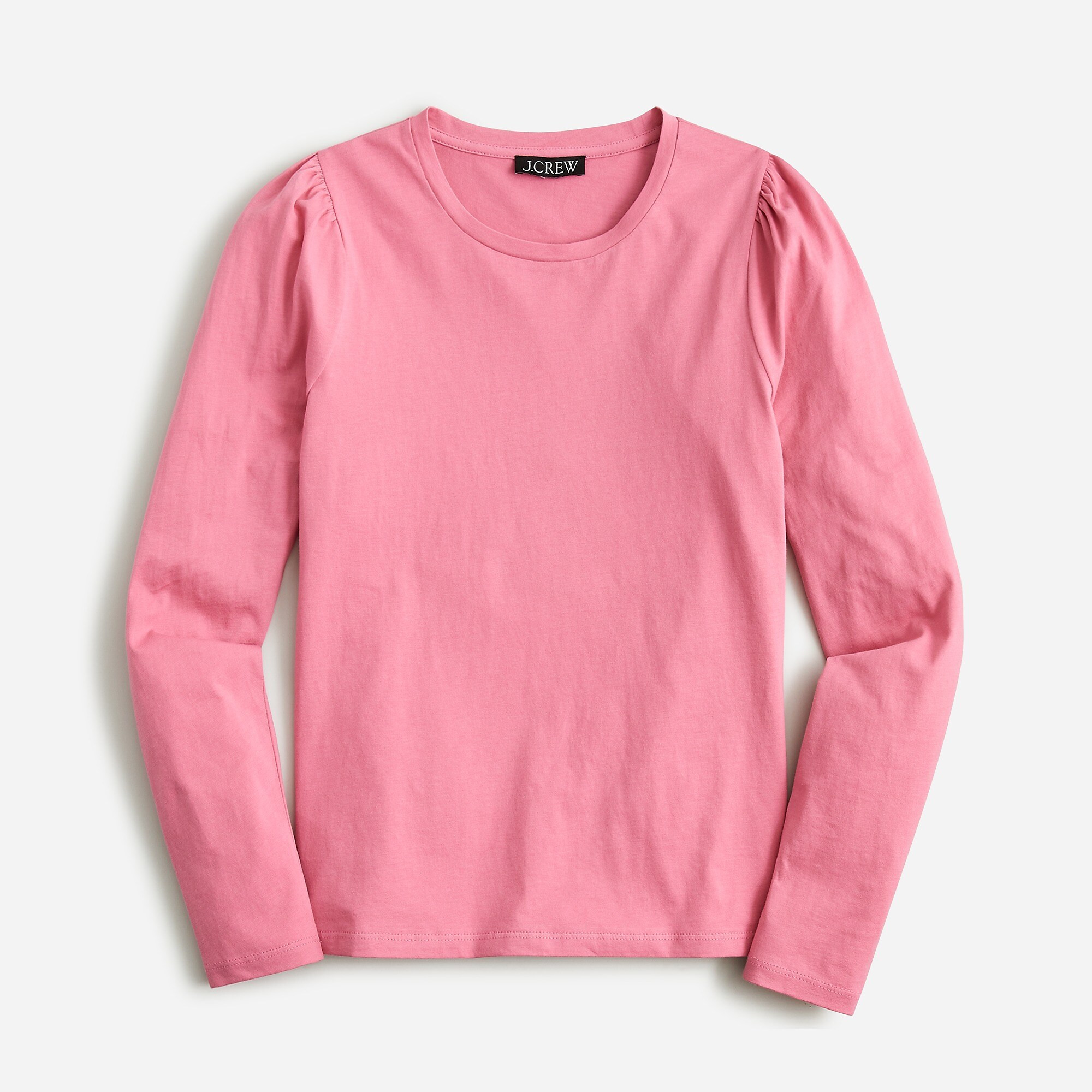 Puff-sleeve crewneck T-shirt | J. Crew US