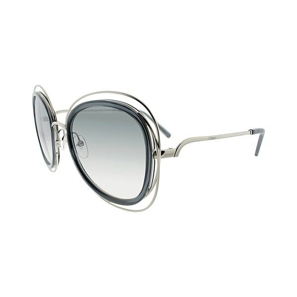 Chloe Fashion CE 123S 731 Women Transparent Grey Frame Grey Lens Sunglasses | Bed Bath & Beyond