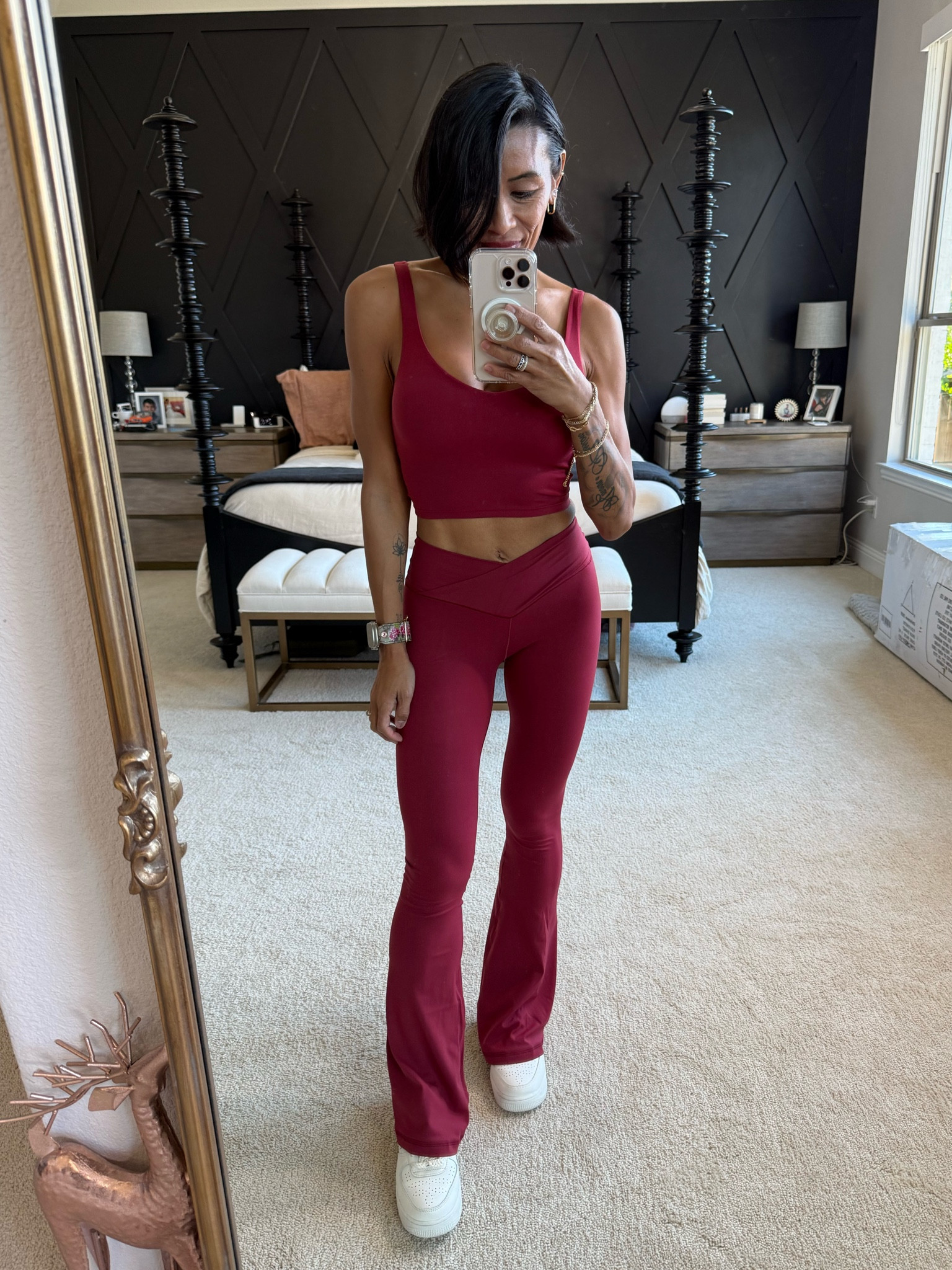 Guilty of getting a third pair of my fave aerie set. I can’t help it. Buttery soft. Offers the right amount of support without too much compression. Such a flattering fit. I’m in XS in both.

For watch band, use code TANIA

#LTKActive #LTKFindsUnder50 #LTKOver40