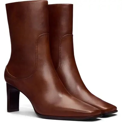 Reformation Caludette Bootie in Cavalier Leather at Nordstrom, Size 9.5 | Nordstrom