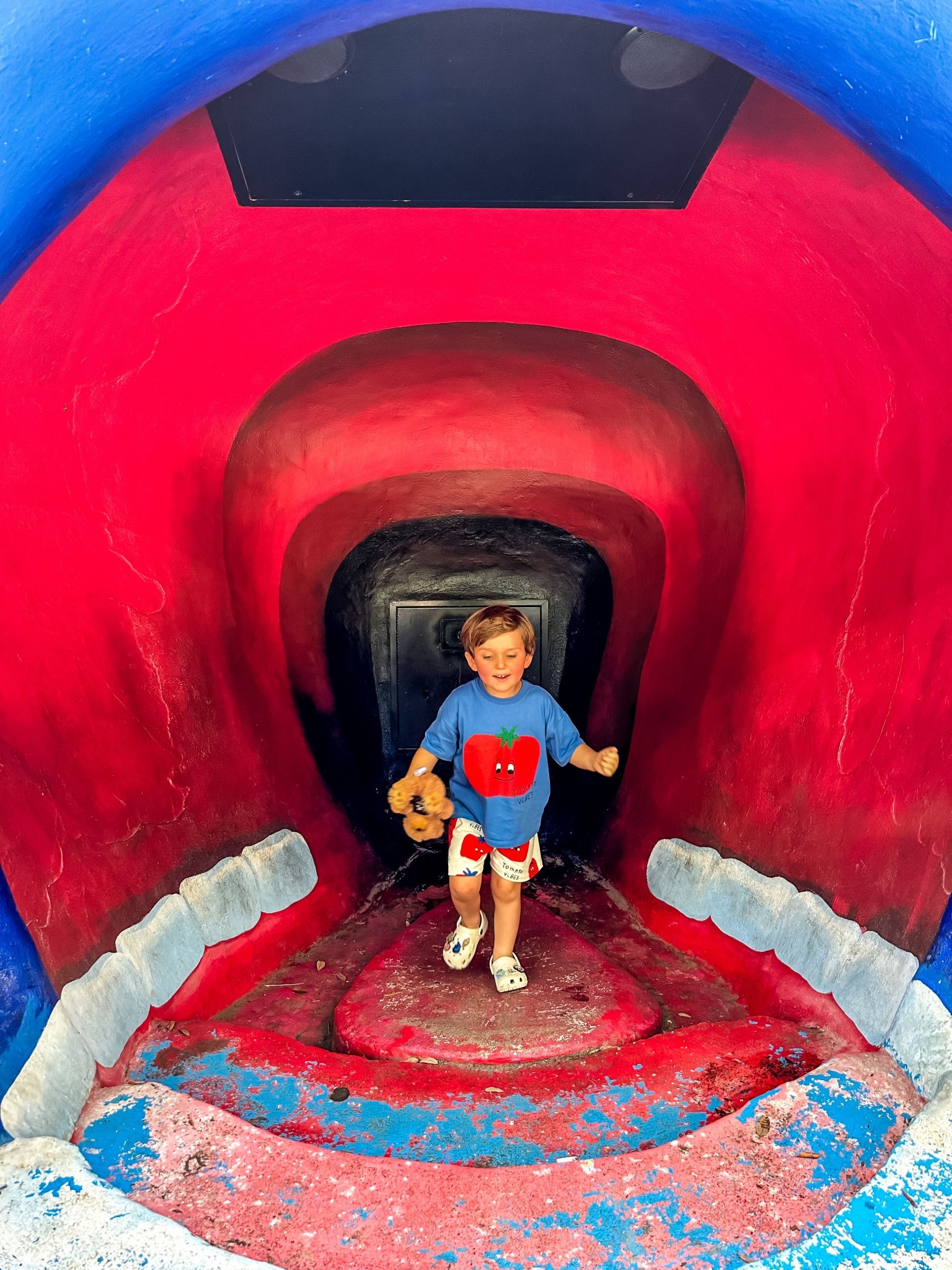 Tomatoes on clothes 🍅

Boys blue T-shirt with tomato - Zara Kids
Boys white shorts with tomato - Zara Kids
White crocs