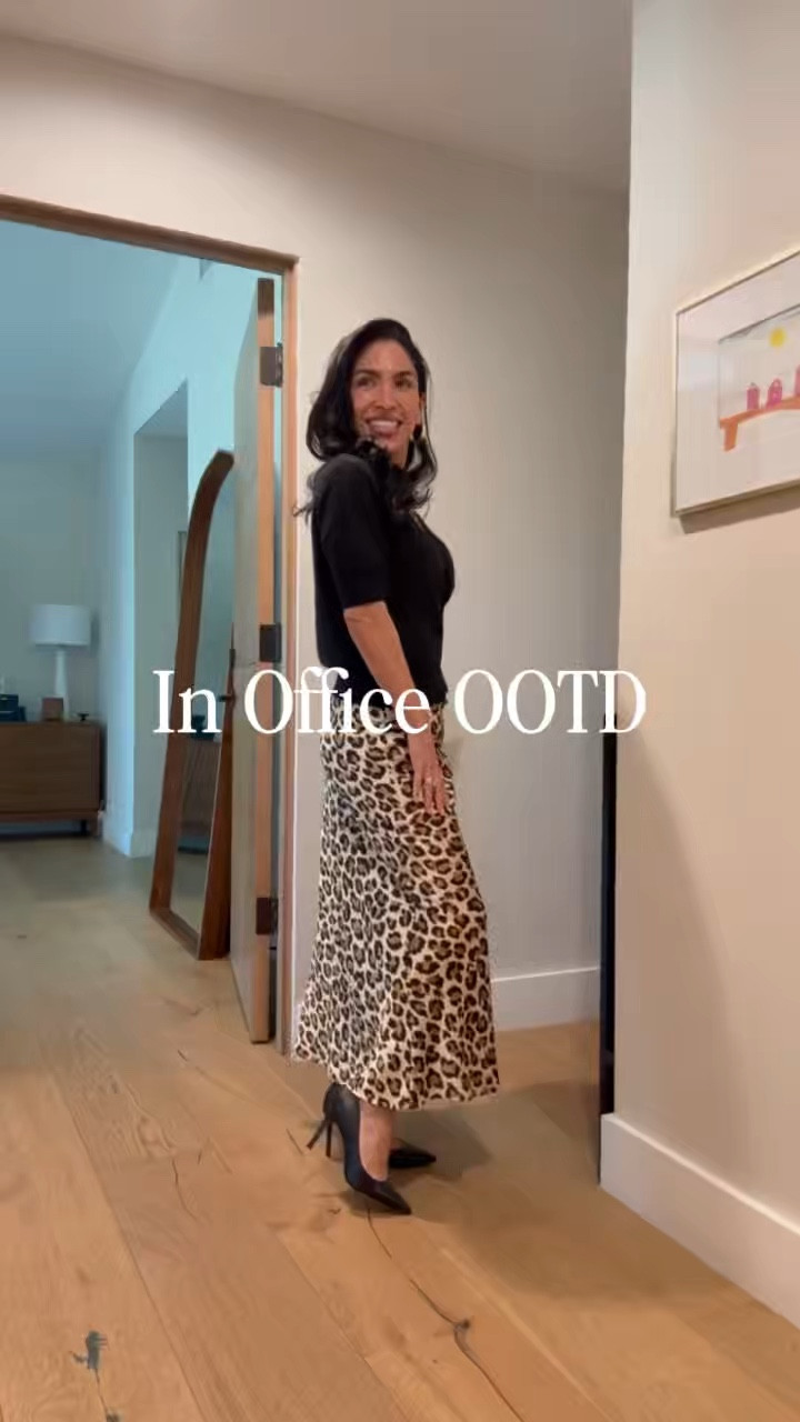 Cheetah print kind of day for this in office ootd ✨

#LTKWorkwear #LTKootd #LTKPetite