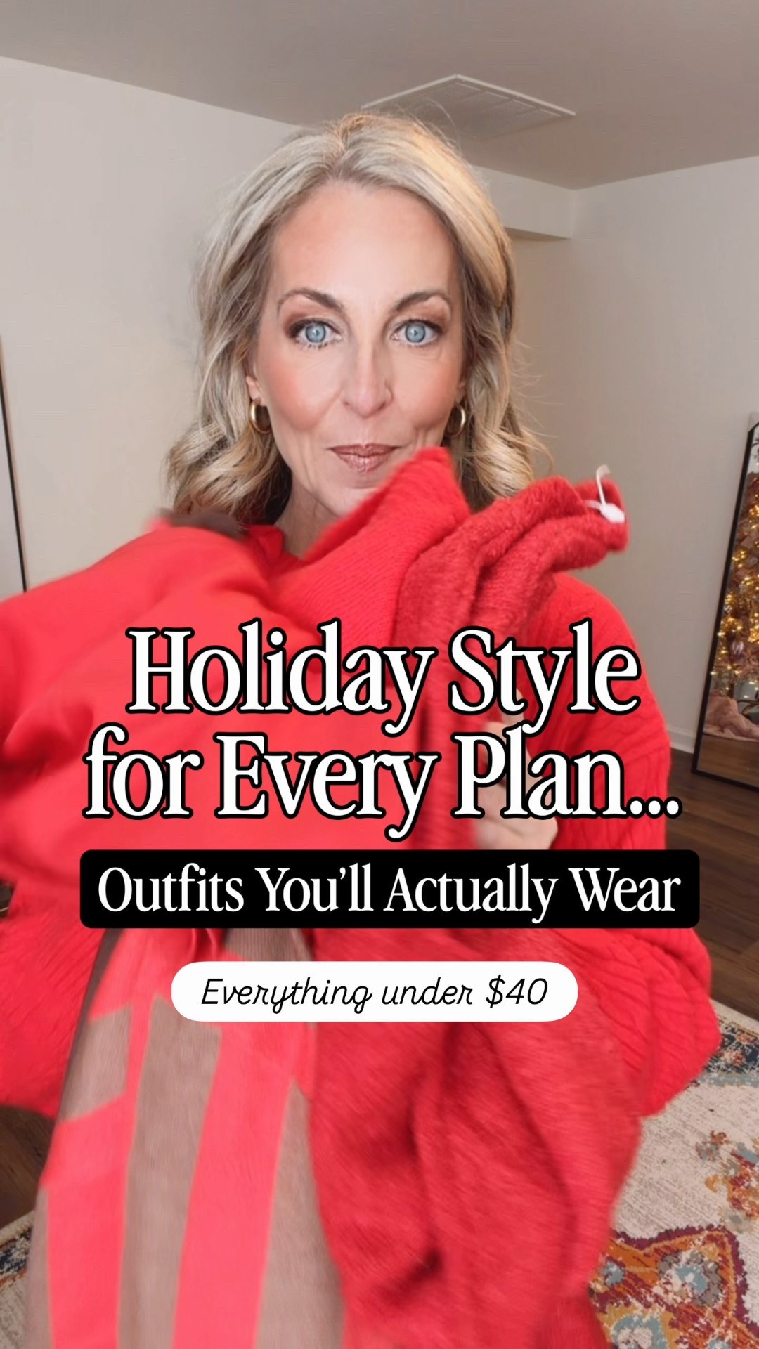 Holiday style for every plan… these are definitely outfits. I would actually wear everything under $40. Comment OUTFIT to grab all of these links - (all Amazon) 🎄🎅🏻

Holiday dressing, but make it real life festive. From cozy Christmas knits to classic denim layers and a bow-front moment that feels straight out of a holiday movie These are the kinds of pieces you can wear all season long — mixing comfort, color, and just the right amount of cheer. Whether you’re running errands, heading to school or work, meeting friends for coffee, or dressing up for a holiday party, these outfits prove you don’t need a closet full of “one-time” looks to feel festive.
Every single piece is wearable, repeatable, and merry in the best way.  Wearing a small in everything.  

#LTKmomlife #LTKgrwm #LTKHoliday