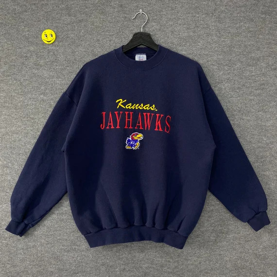 Vintage 90s University Kansas Sweatshirt Kansas Crewneck - Etsy | Etsy (US)