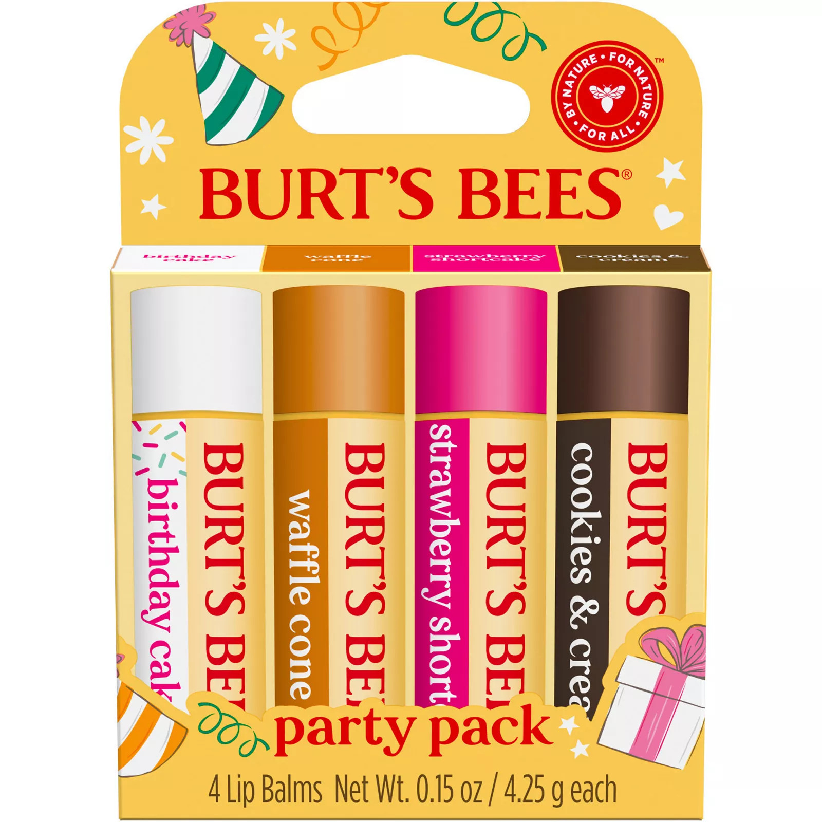 Burt's Bees Party Pack Lip Balm Gift Set | Kohl's