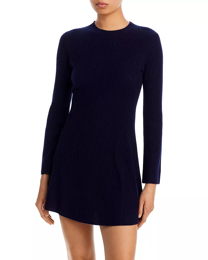 Contour Ribbed Cashmere Mini Dress - 100% Exclusive | Bloomingdale's (US)