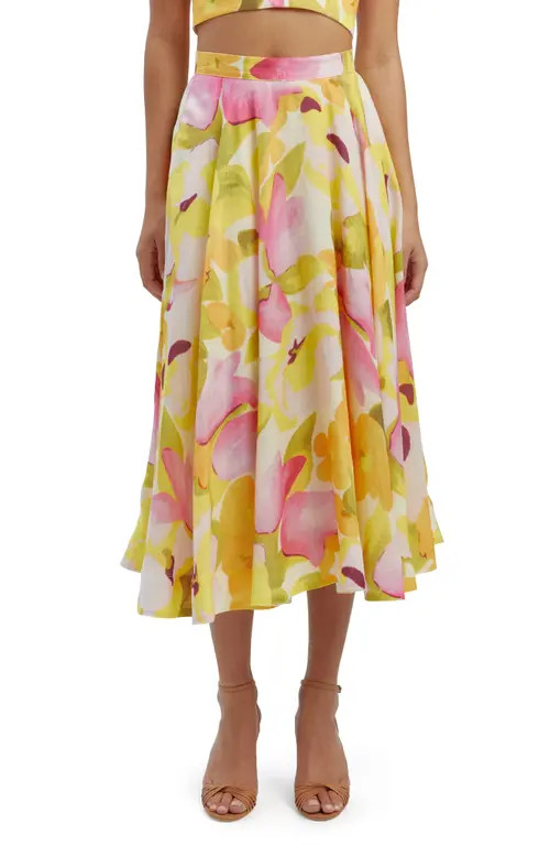 Bardot Mirabelle Floral Print Skirt in Wall Floral at Nordstrom, Size 2 | Nordstrom