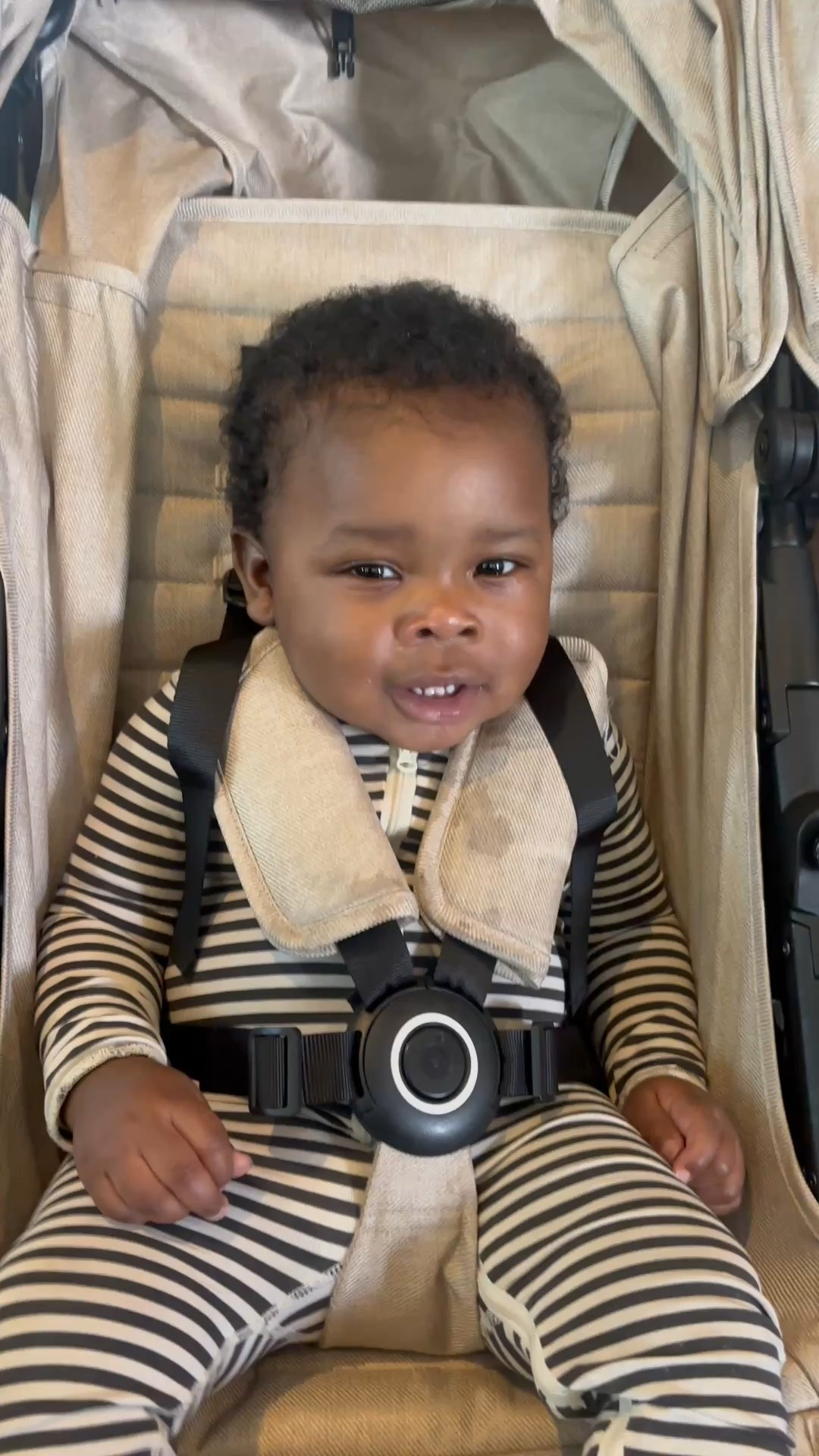 This smile says it all. Comfy in his stripey fit and that stroller? A travel fave.

#LTKBaby #LTKTravel #LTKWatchNow