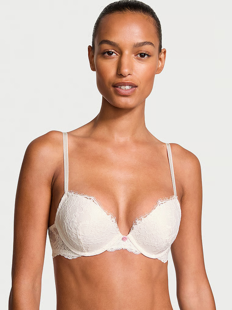 Buy Lace Push-Up Bra, Coconut White - Order Bras online - Victoria's Secret US | Victoria's Secret (US / CA )