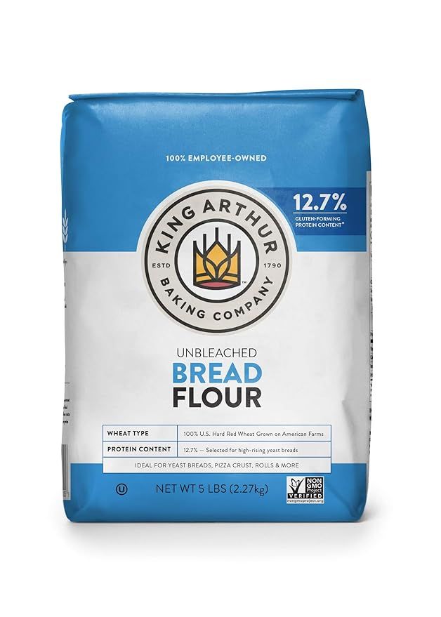 King Arthur F King Arthur Flour Unbleached Bread Flour, 5 Pound (Packaging May Vary),, 5 Pound () | Amazon (US)