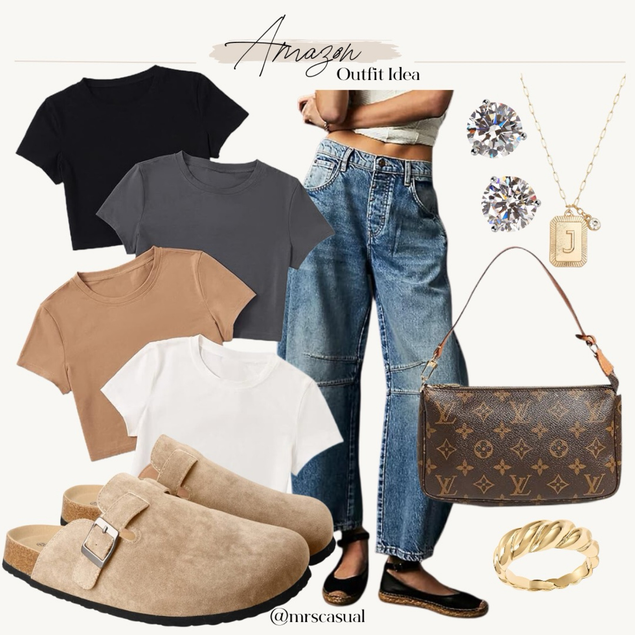 Amazon free people looking barrel jeans outfit idea 

#LTKfindsunder100 #LTKfindsunder50 #LTKSeasonal