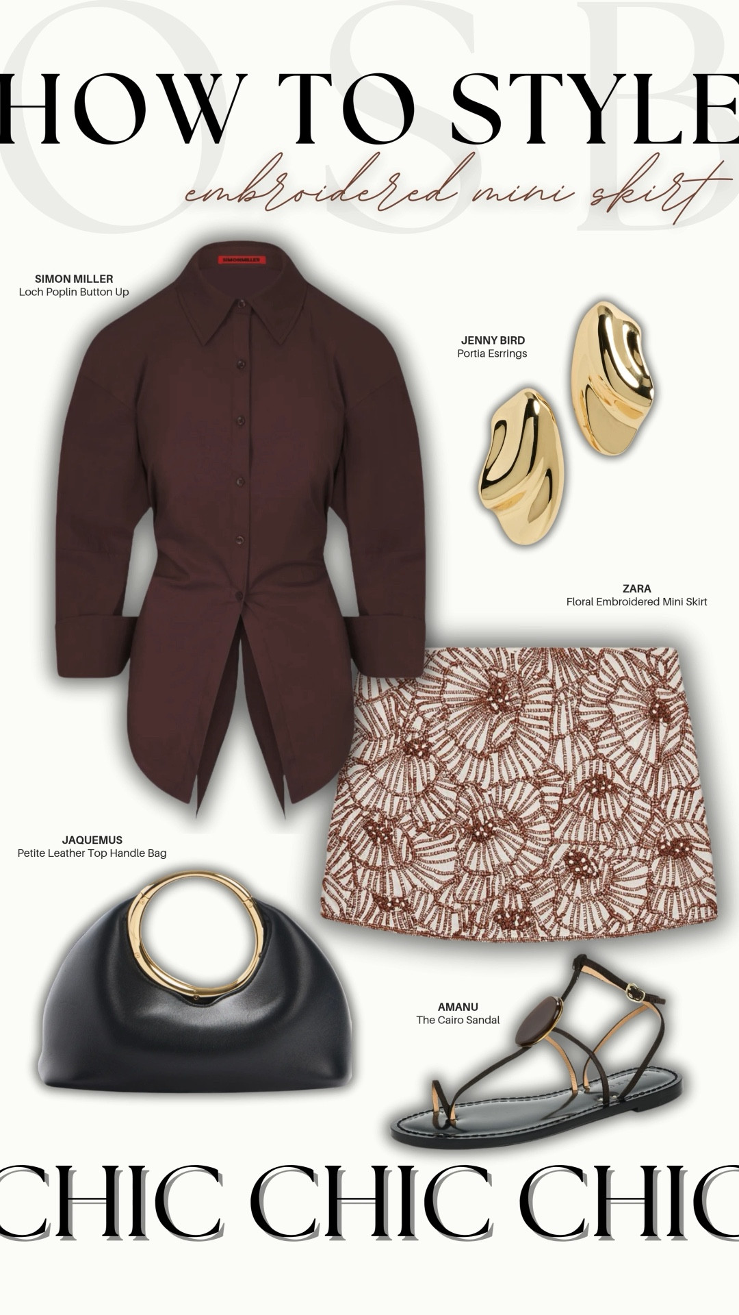 The Zara embroidered skirt styled chic!🤎

#LTKStyleTip