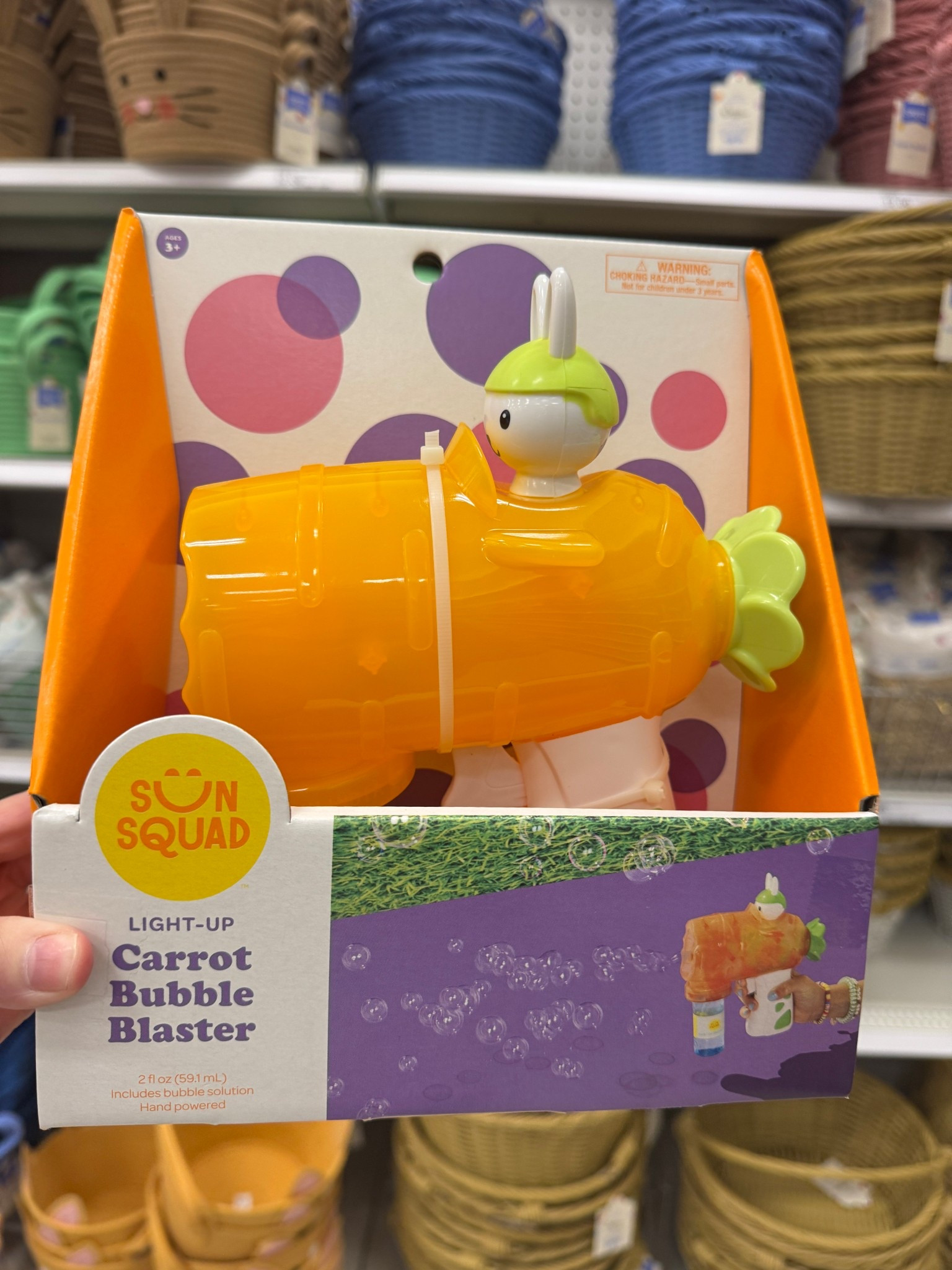 @Target SUN SQUAD goodies for Easter baskets. Loved this bubble blaster last year. Bought another one for this year. 🫧 

#LTKhaul #LTKmomlife #LTKKids