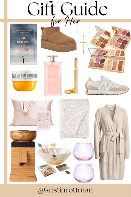 Gift Guide for Her - Gifts for Her - Gifts for women - Womens gifts - cozy gifts - home gifts - beauty gifts 

#LTKGiftGuide #LTKSeasonal #LTKHoliday