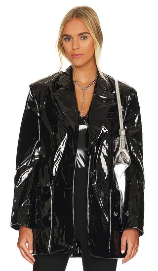 Agnes Oversized Blazer in Noir | Revolve Clothing (Global)
