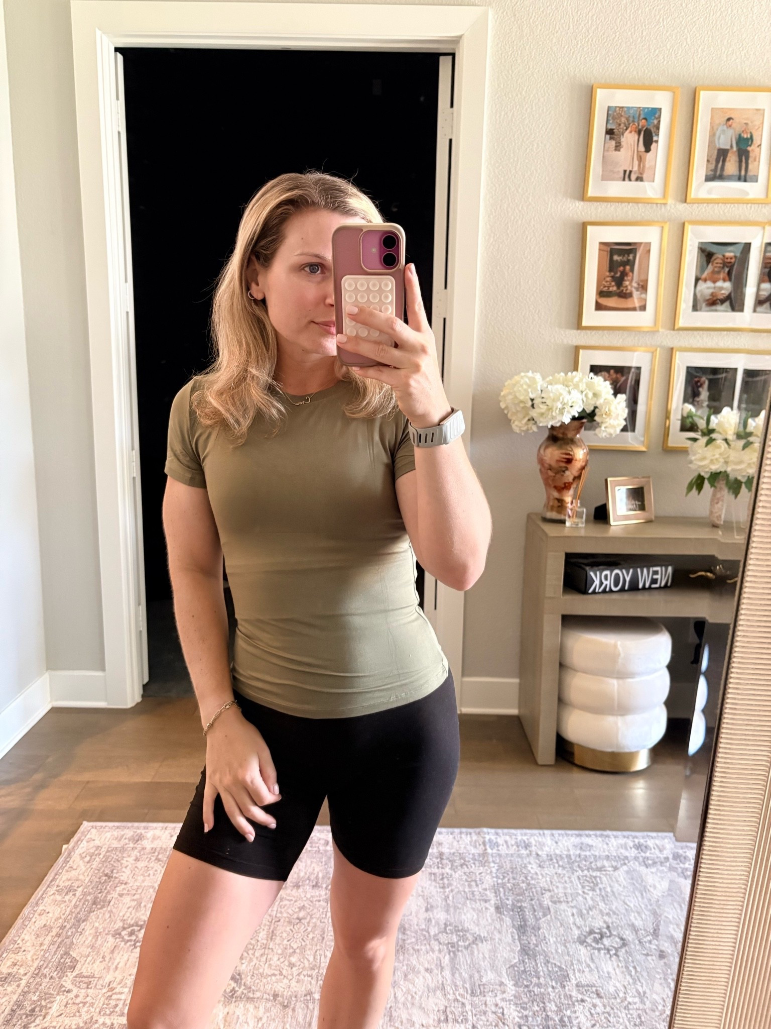 Skims dupe! Buttery soft and stretchy material and so versatile. Can be worn to work, run errands, workout, etc! Obsessed 🤩

#LTKootd #LTKmomlife #LTKActive