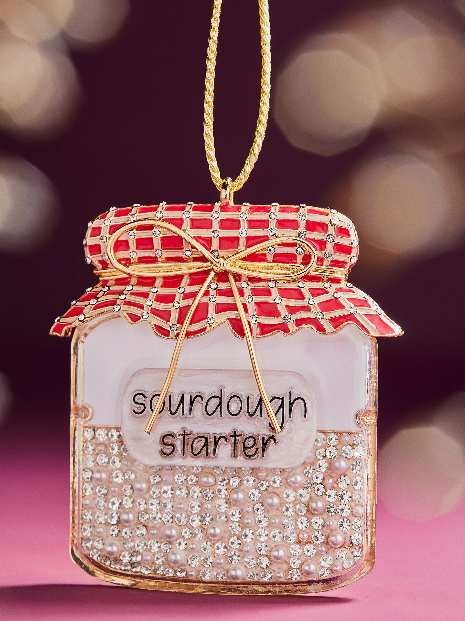 Everybody Rise Sourdough Ornament - Sourdough Starter | BaubleBar