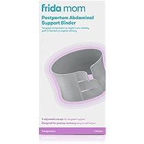 Frida Mom Postpartum Abdominal Support Binder | Natural Delivery & C-Section Recovery | 9" High Adju | Amazon (US)