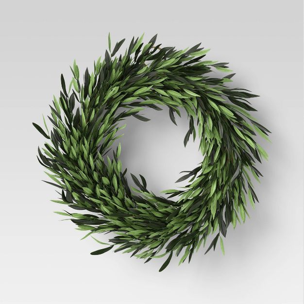 Preserved Olive Wreath - Threshold&#8482; | Target