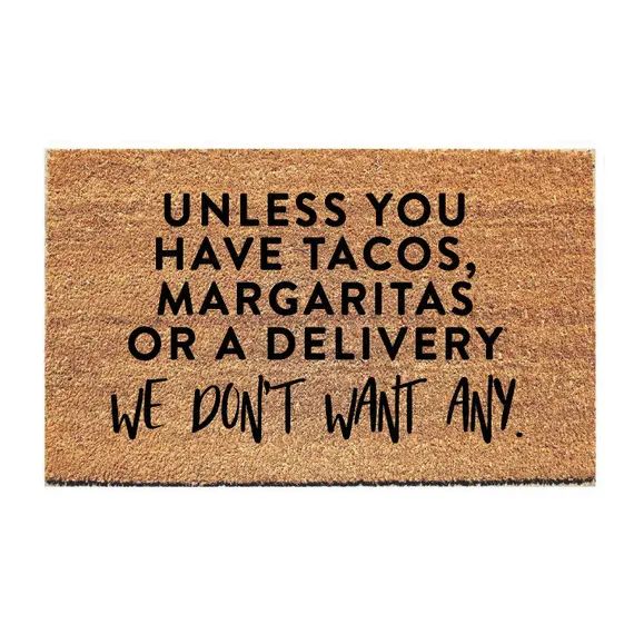 Unless You Have Tacos Doormat - Funny Mat - Taco Doormat - Booze Doormat - Funny Doormat - Funny Doo | Etsy (US)