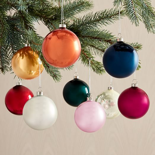 Glass Ball Ornament Sets | West Elm (US)