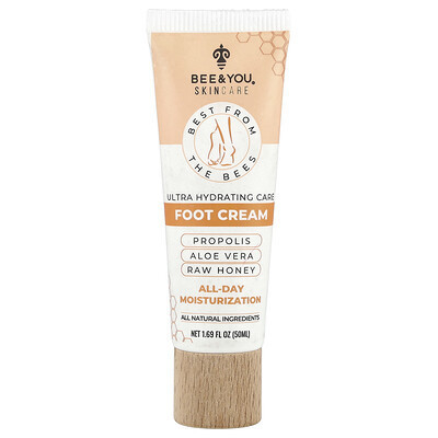 Bee & You, Ultra Hydrating Care Foot Cream, 1.69 fl oz (50 ml) | iHerb