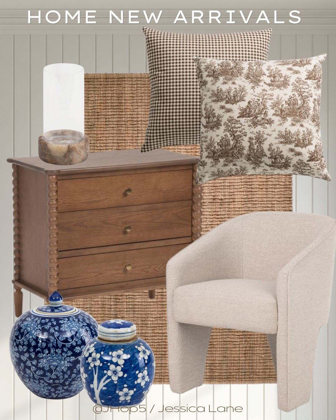 Create a cozy, timeless look with these gorgeous TJ Maxx home new arrivals. This classic wood dresser and neutral accent chair pair beautifully with traditional blue and white ceramic details.#tjmaxxfinds #homedecor #neutralhome #interiordesign

#LTKHome #LTKSeasonal