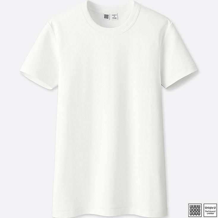 UNIQLO Women's U Crewneck Short-sleeve T-Shirt, White, XS | UNIQLO (US)
