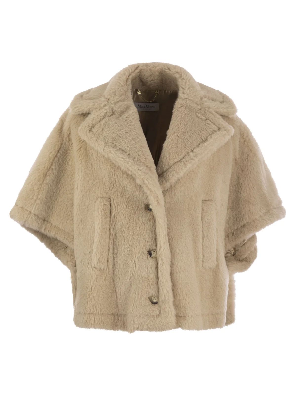 Max Mara Single-Breasted Teddy Coat | Cettire Global