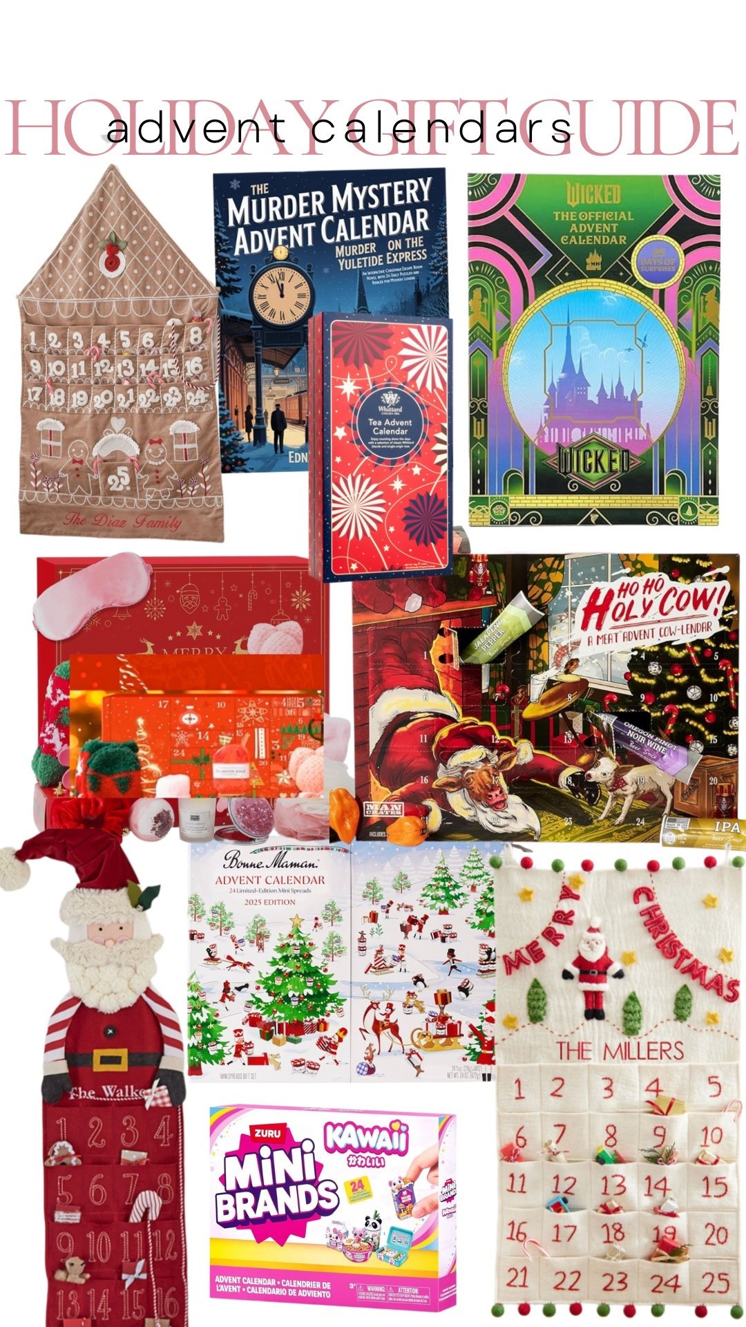 🎄 The countdown to Christmas is officially ON! ⏰✨ What better way to celebrate the season than with a few of your favorite things; one surprise at a time! 🎁 From beauty and skincare to beef jerky, slime, chocolate, and classic Santa styles, this Advent Calendar Collection has something for everyone on your list (yes, even the hard-to-shop-for ones 😉).

Shop now before they sell out because the holiday countdown waits for no one! 🎅🏼🎄

#AdventCalendar #ChristmasCountdown #HolidayGiftGuide #LTKHoliday #AdventCalendarForEveryone #BeautyAdventCalendar #KidsAdventCalendar #HolidayGifts #StockingStuffers #Christmas2025 #HolidayShopping #CountdownToChristmas #GiftIdeas #LTKFinds #LTKGiftGuide #HolidayMagic

#LTKHoliday #LTKGiftGuide #LTKSeasonal