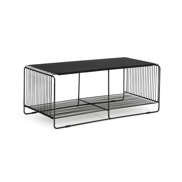 Habitat Riva Coffee Table - Black | Habitat UK