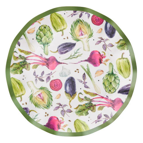 VEGETABLE GARDEN DINNER PLATES | Cooper at Home