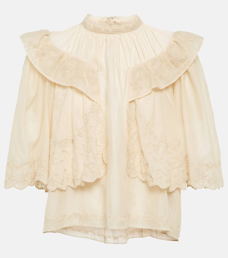 Laeti embroidered cotton voile top | Mytheresa (US/CA)