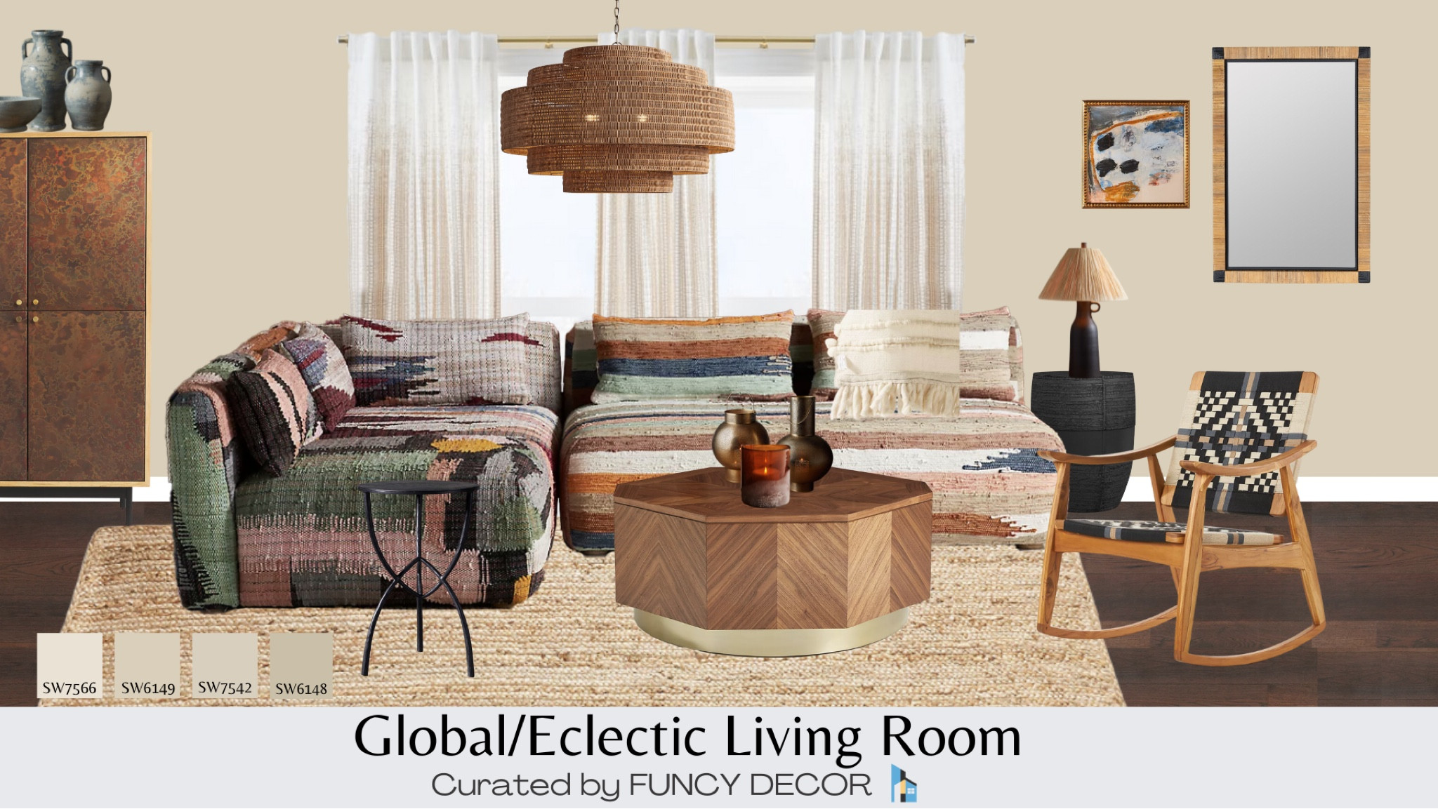 This Eclectic living room provides a traveled yet curated feel.  Pieces are curated from Arhaus and Anthropologie.

#LTKstyletip #LTKhome #LTKFind