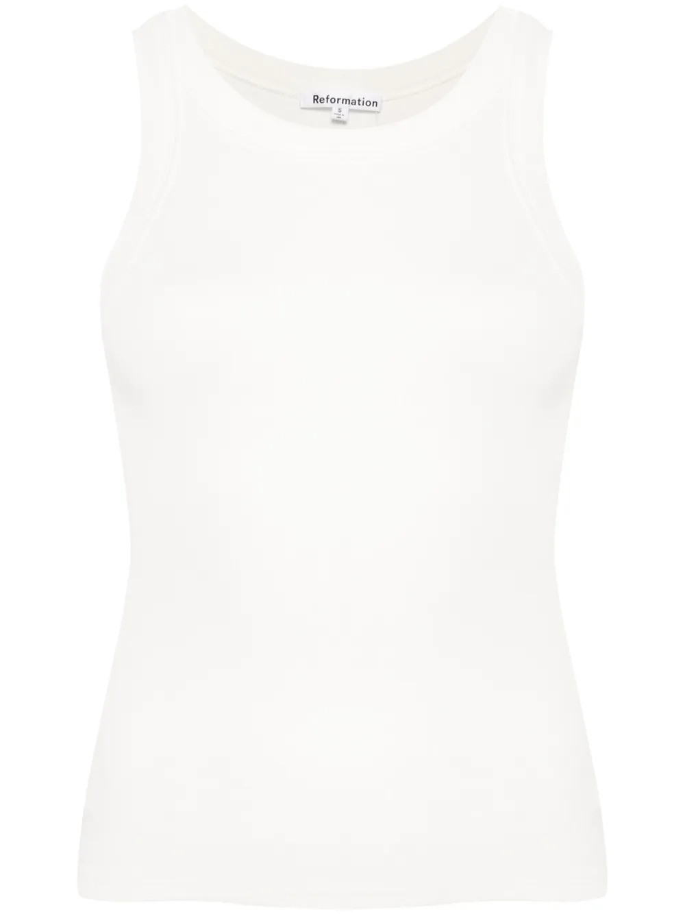 Reformation Tasha Tank Top | White | FARFETCH | Farfetch Global