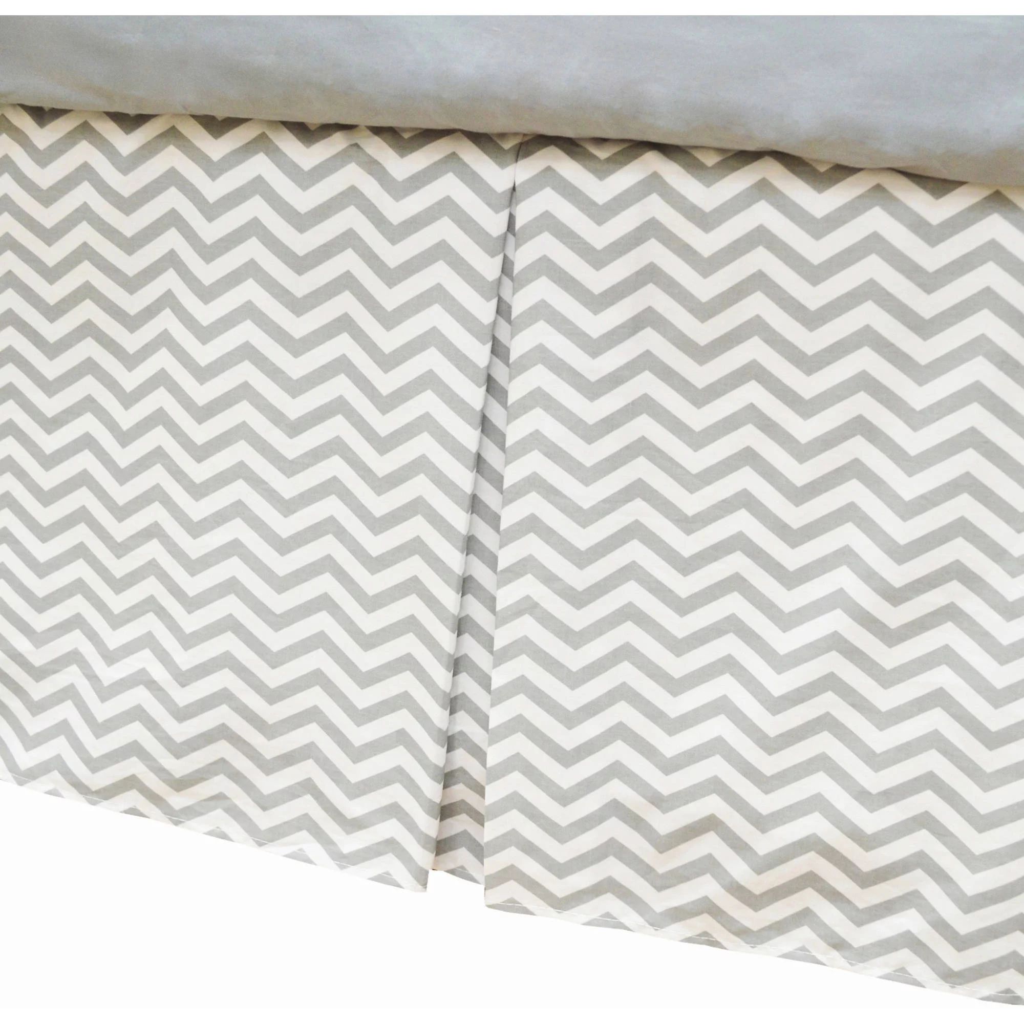 American Baby Company 100 Percent Cotton Tailored Bed Skirt with Pleat | Walmart (US)