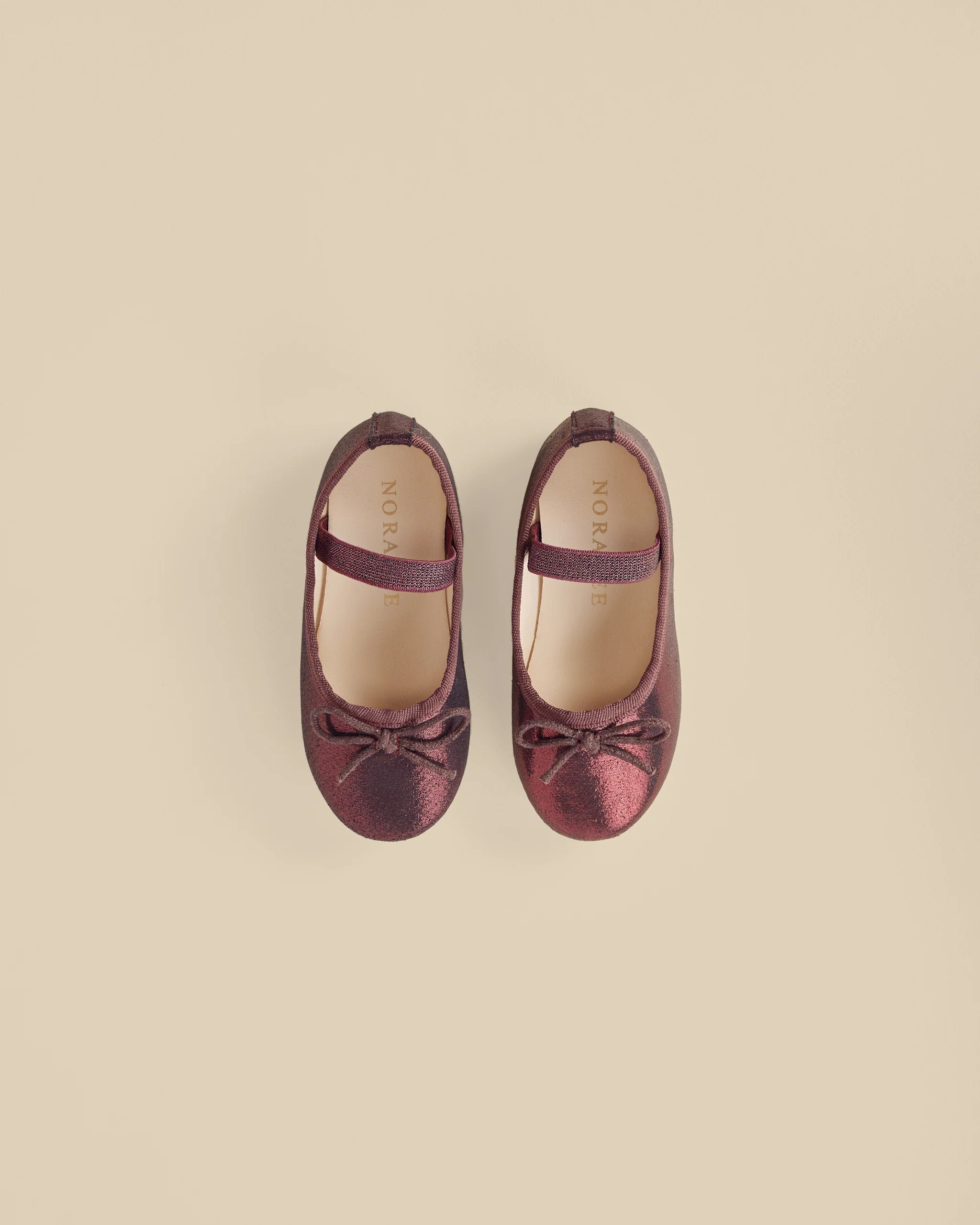 Ballet Flats || Metallic Fig | Noralee