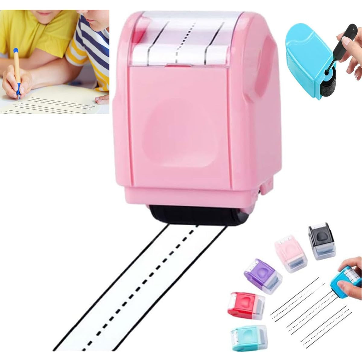 Race Track Stamp Roller Car Track Stamp Roller Handwriting Lines Stamp Roller Writing Lines Stamp... | Amazon (UK)