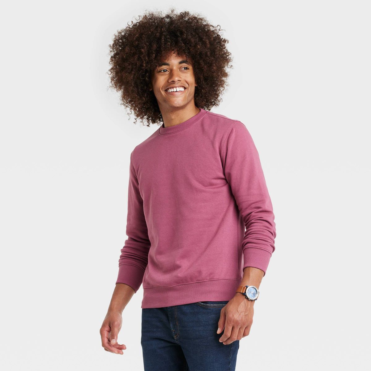 Men's Regular Fit Crewneck Sweatshirt - Goodfellow & Co™ | Target