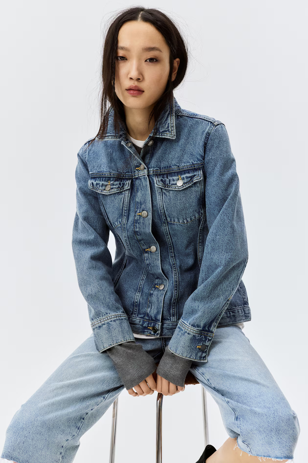 Tapered-waist denim jacket | H&M (UK, MY, IN, SG, PH, TW, HK)