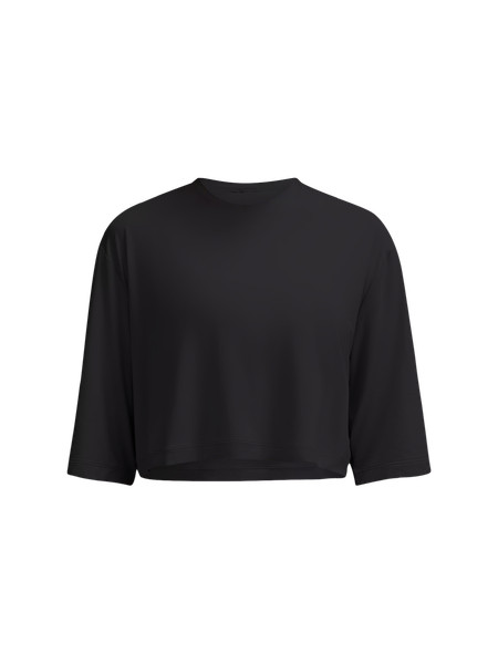 Modal Relaxed-Fit Cropped Short-Sleeve Shirt | Lululemon (US)